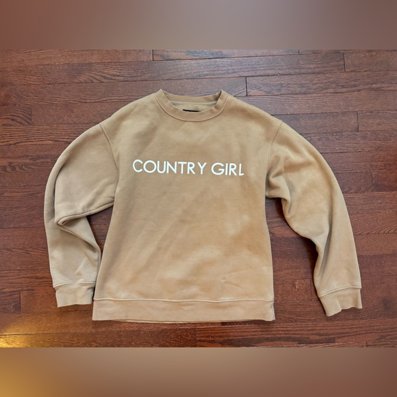 EUC Brunette the Label “COUNTRY GIRL” crew - Picture 1 of 2